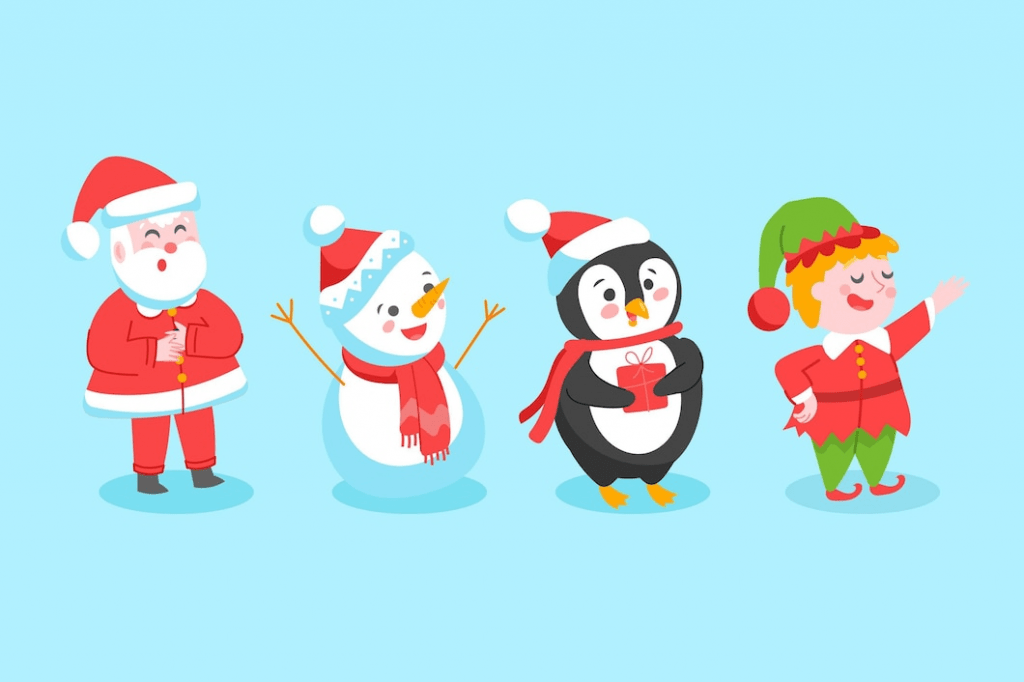 hand-drawn-christmas-characters